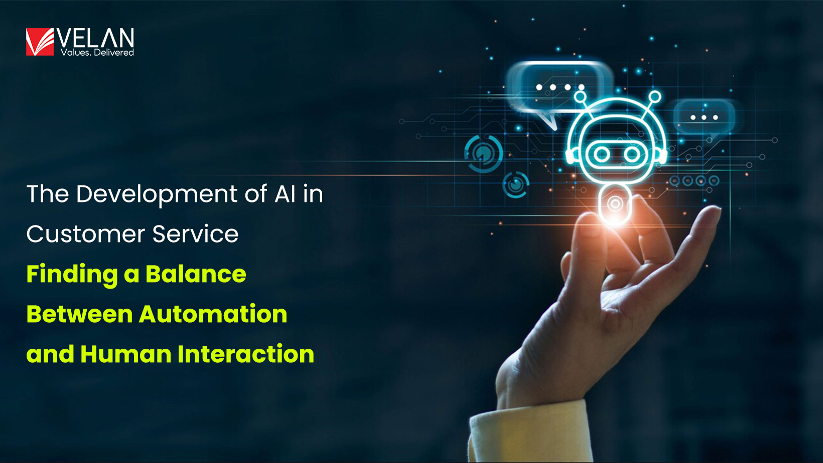 The development of AI in customer service: Finding a balance between automation and human interaction