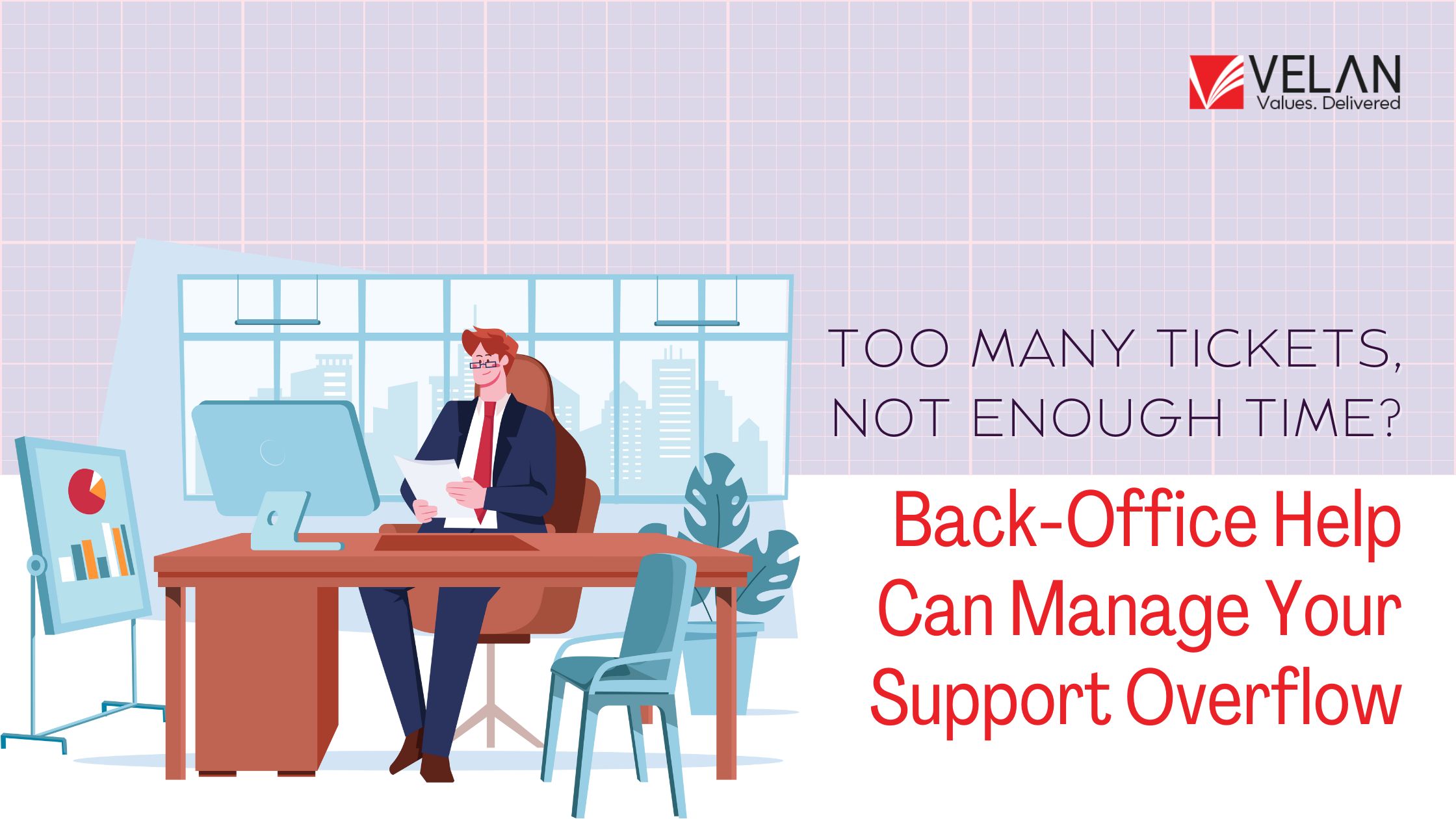 Customer support services for ticket management
